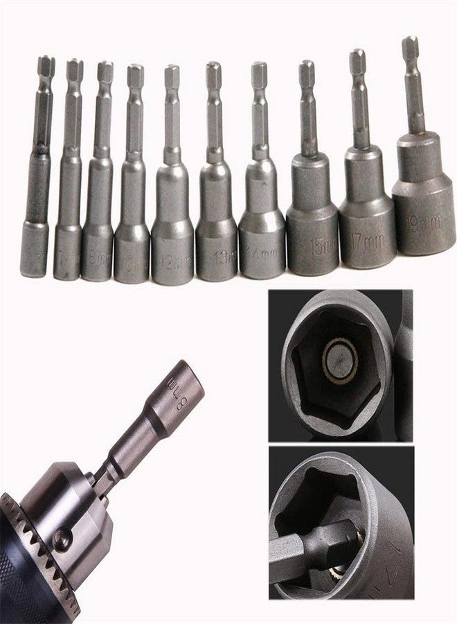 Nut Setter Driver Drill Bit - 5pcs 10mm
