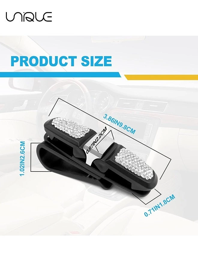 Car Glasses Organizer - 2PCS White
