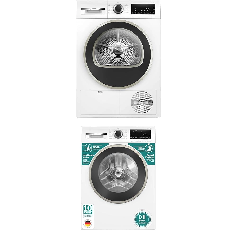 Bosch Heat Pump Dryer - 9kg + Washing Machine - 1400 RPM