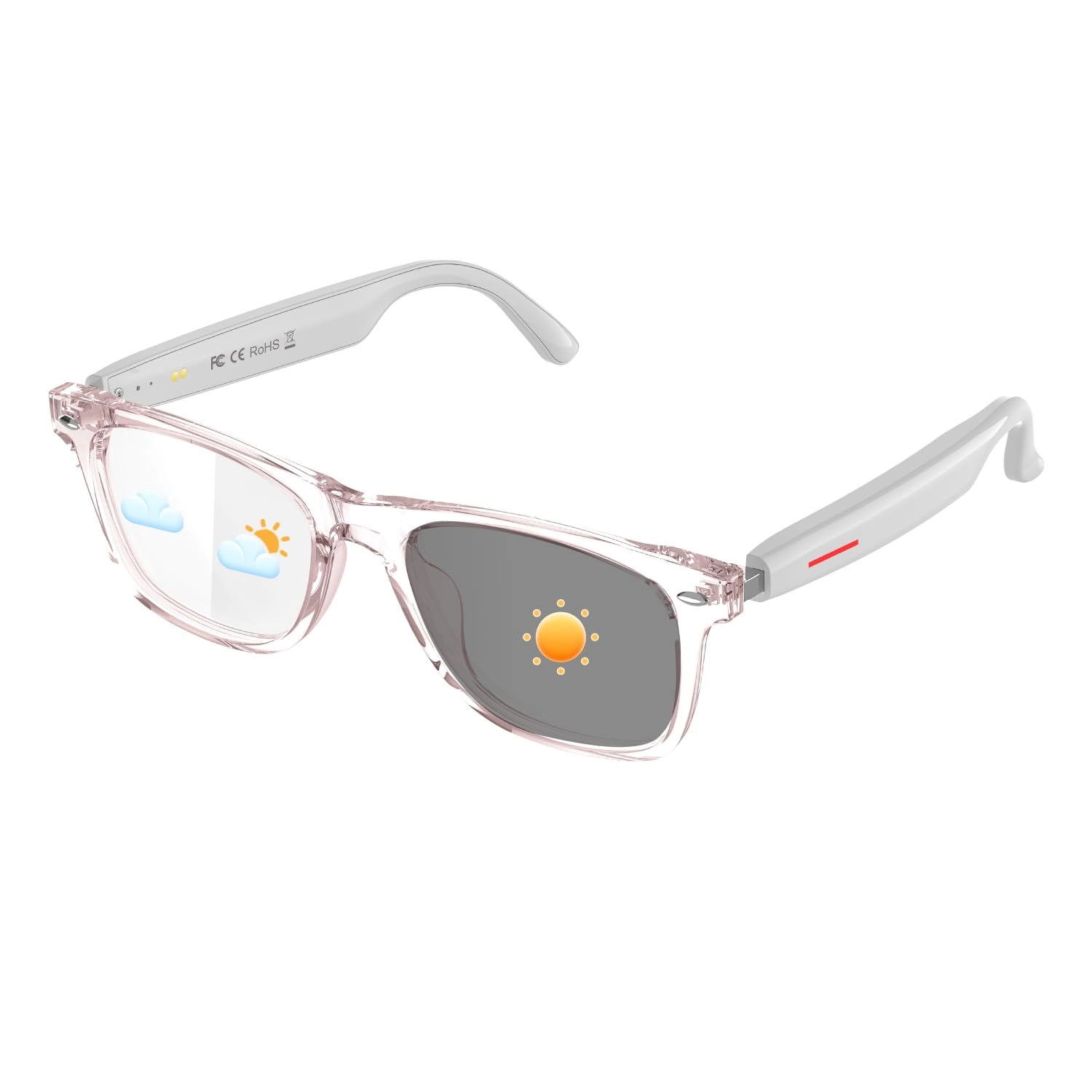 Smart Glasses - Auto-On/Off Bluetooth 5.3 UV400 Protection