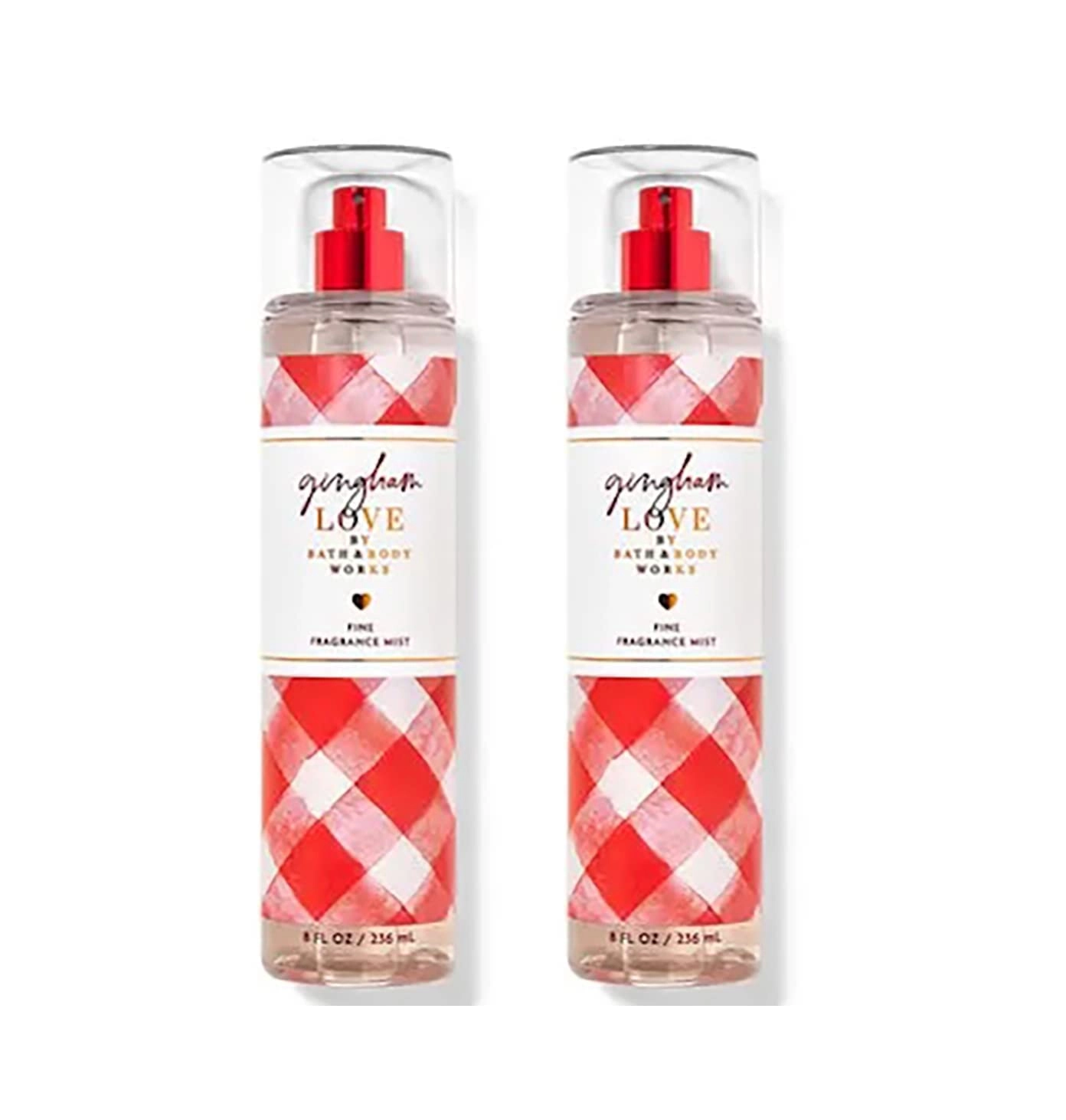 Bath & Body Works Gingham Love Fine Fragrance Body Mist - 236 Milliliters Rose