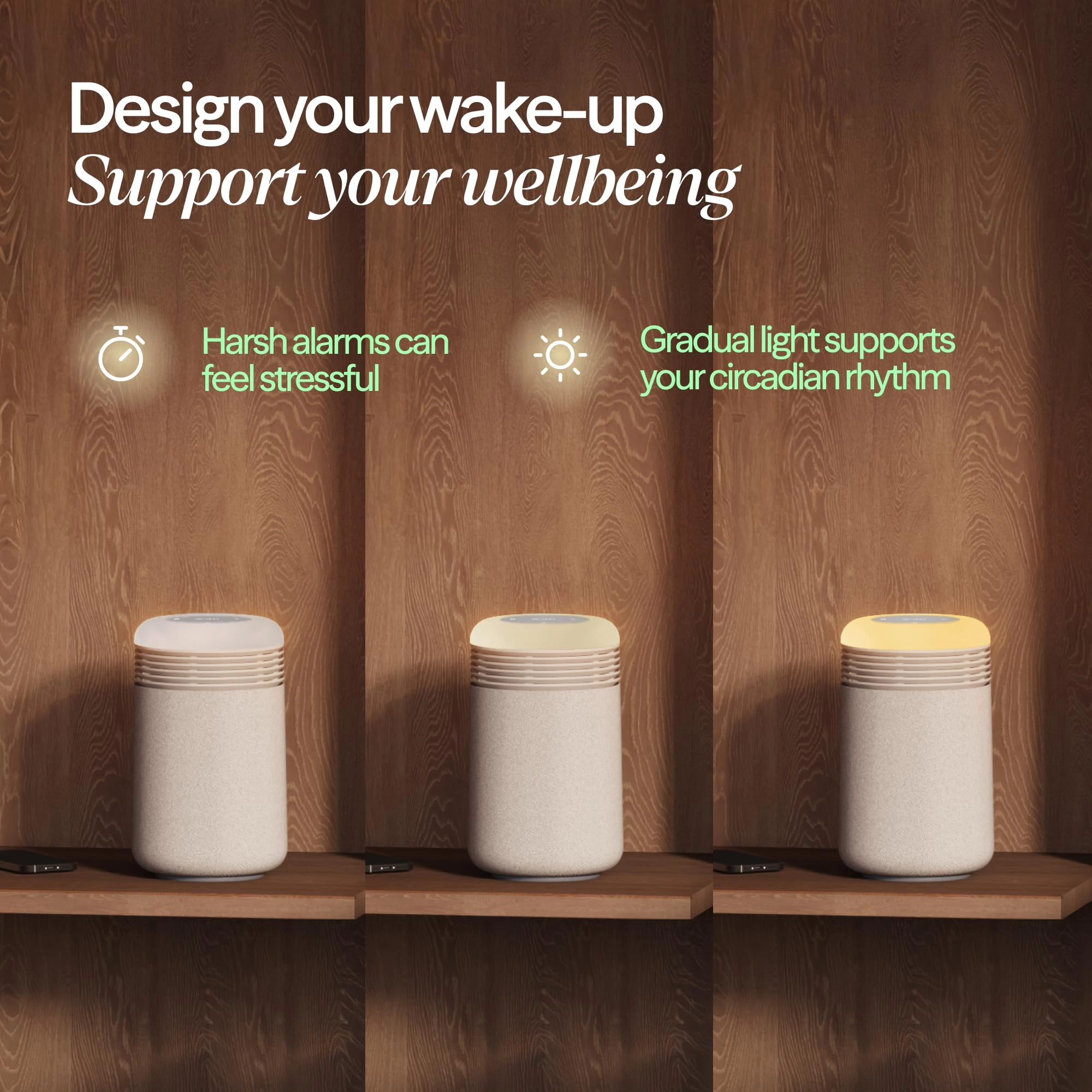 Mini Restful - HEPASilent Wake-Up Light USB-C Charging