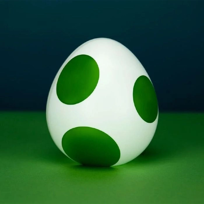 Mini Yoshi Egg Light - USB powered white with green spots