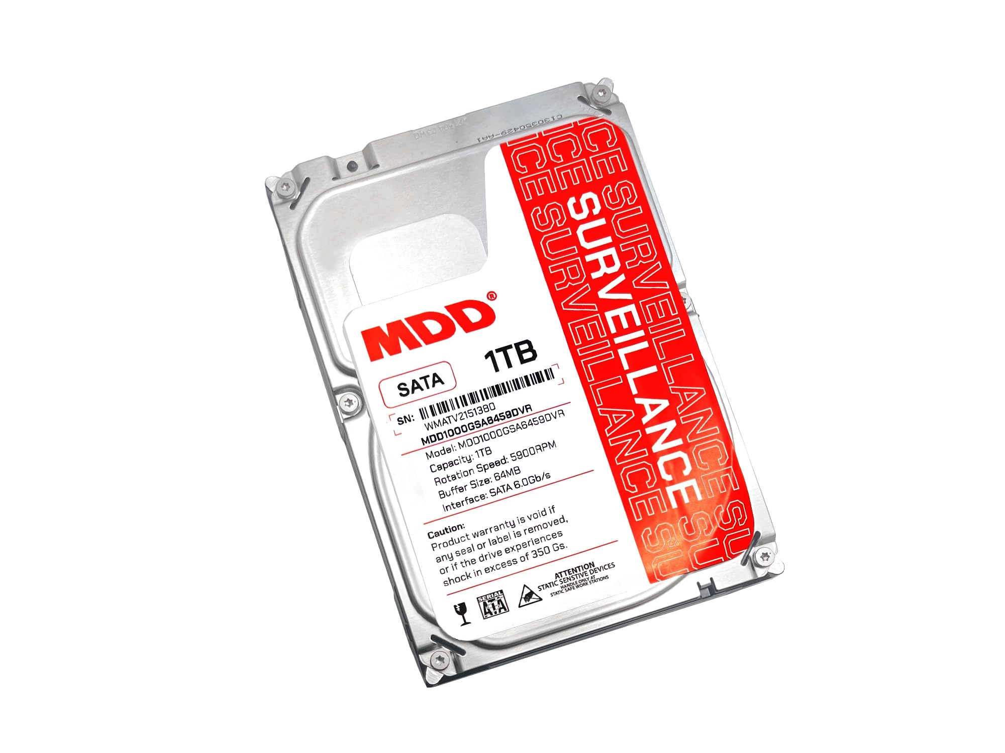 MDD MAXDIGITALDATA 3.5" 5900rpm 64MB SATA 6Gb/s (MDD1000GSA6459DVR) - 1TB