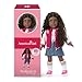 Truly Me 127 - 18inch Very Deep Skin Curly DarkBrown Hair Hazel Eyes Ages 6+