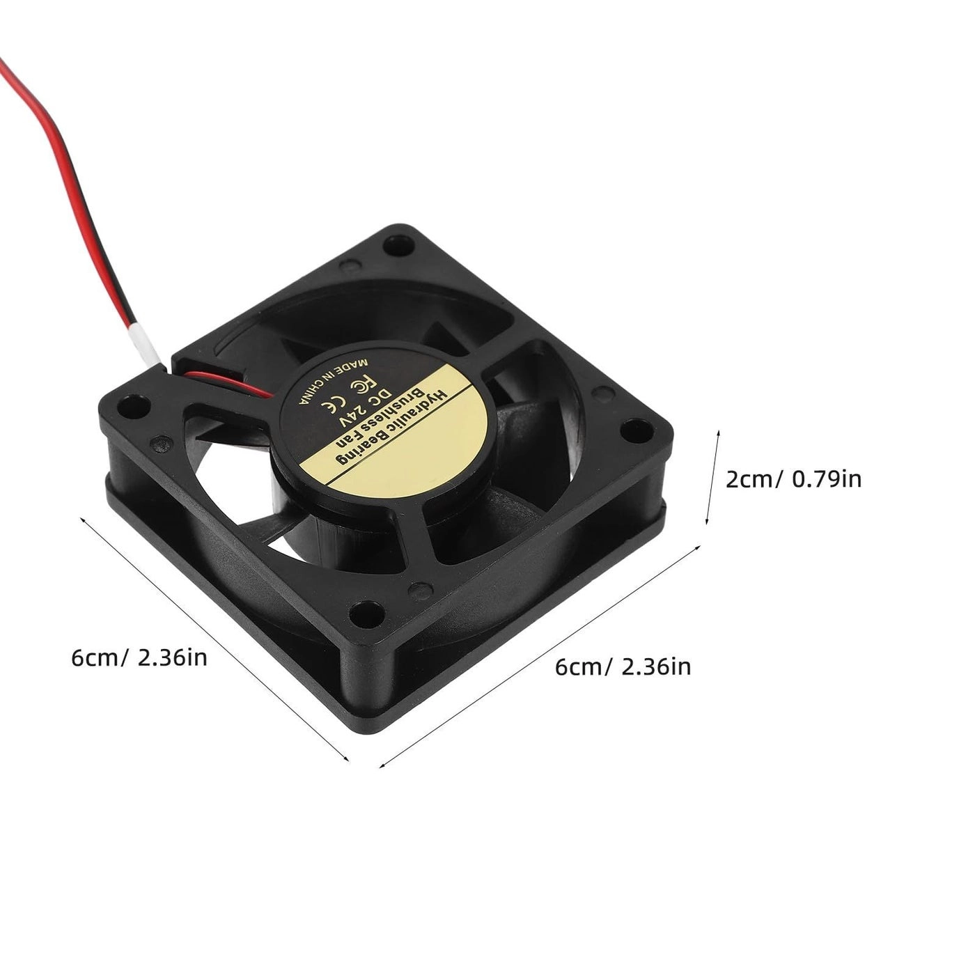 Axial Cooling Fan - 2pcs 60mm