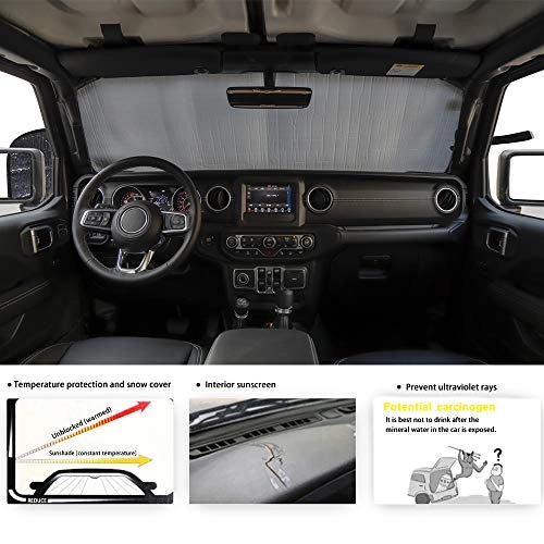 Windshield Sun Shade - Jeep Wrangler 2018|2019