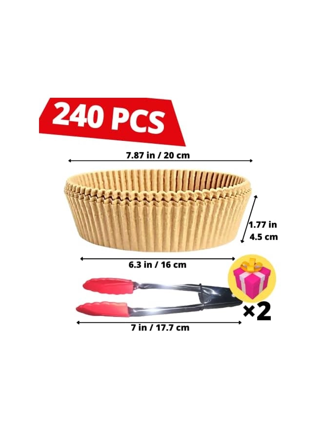 Fryer Disposable Paper Liners - lightweight parchment paper 240-pack