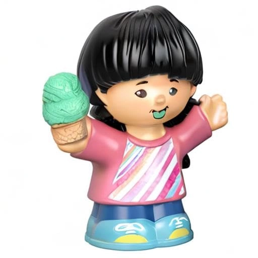 Little People Share A Treat Ice Cream Truck - Girl Holding Ice Cream Cone (GGT35)