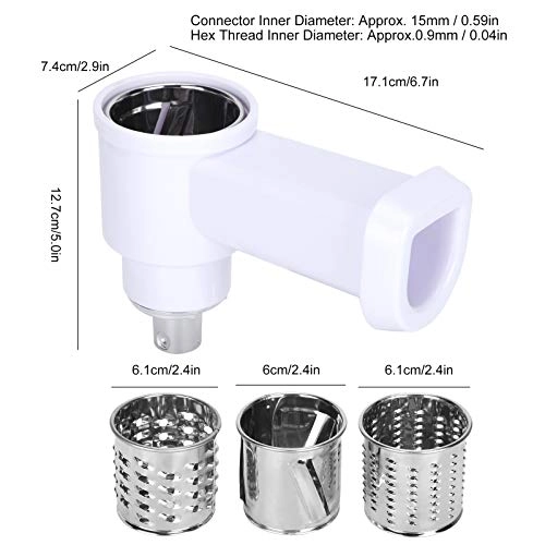 Food Mixer Parts - Stainless Steel ABS 17.1x7.4x12.7cm