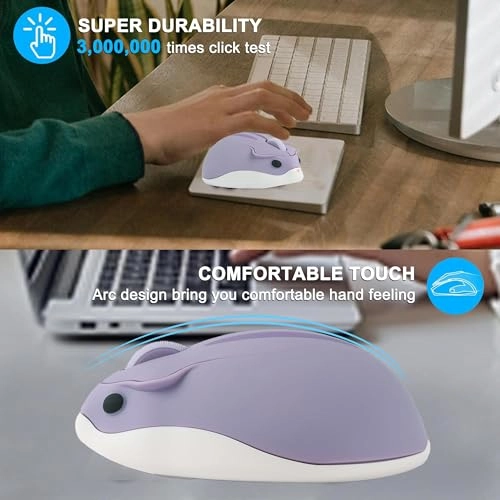 Hamster Shape Optical Mouse - Wireless