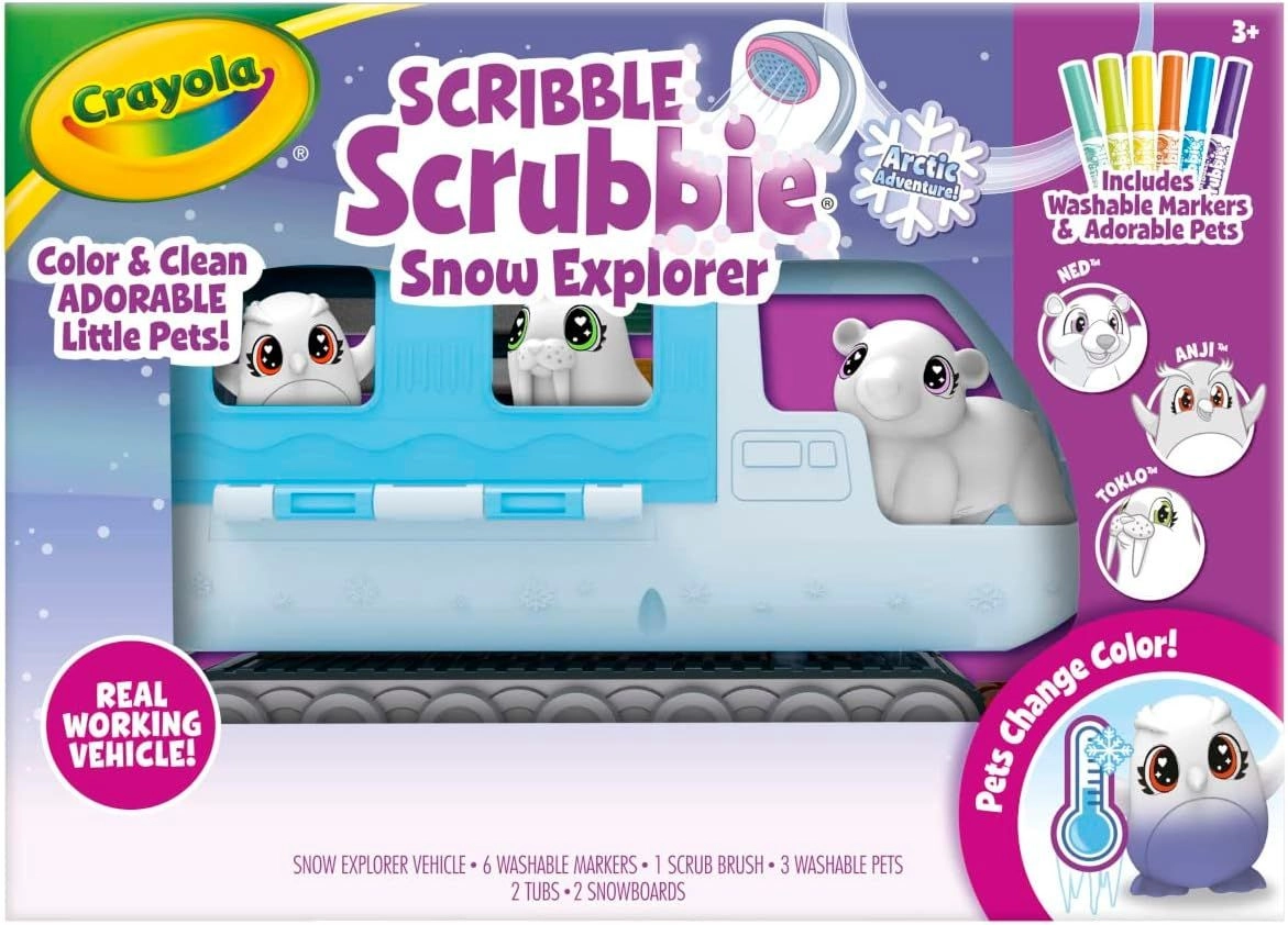Scribble Scrubbie Pets Arctic Snow Explorer - 3+ years