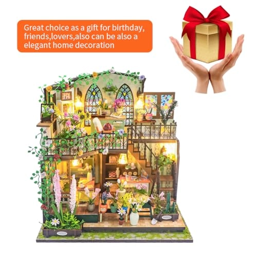 Miniature Wooden Dollhouse Furniture Kit - Creative Room 1:24