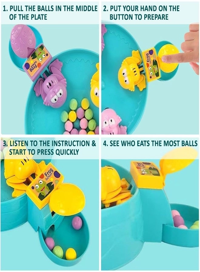 TOYIQ Hungry Frogs Board Game - 4 years+