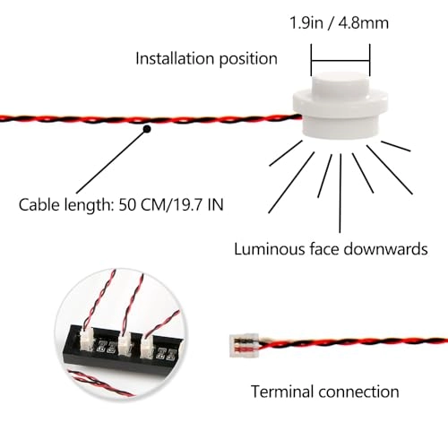 1 * 1 Dot LED Light - 14 pcs
