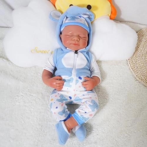Reborn Baby Doll - 18.9 in Silicone Boy Ages 5+