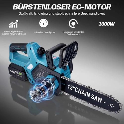 Battery Chainsaw - 1000W