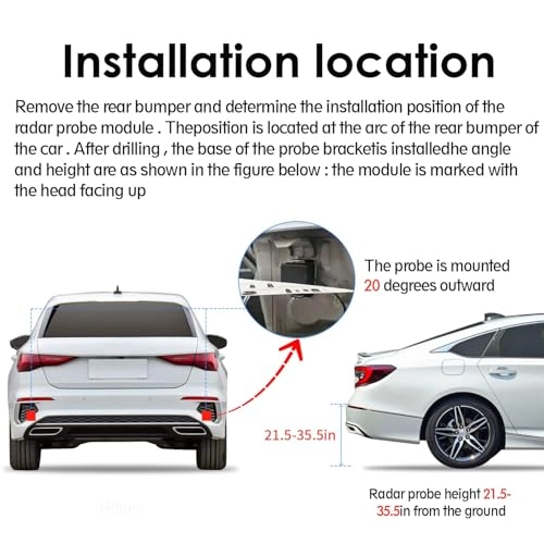 77 GHz Millimeter Wave Radar - 12V Blind Spot Detection System