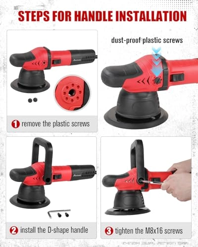 Dual Action Polisher - 850W 6-inch