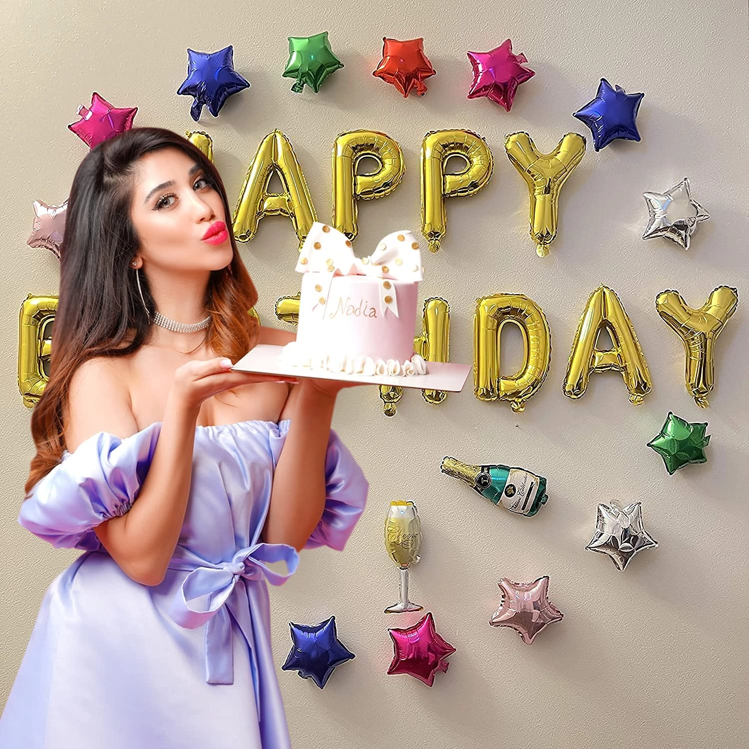 Happy Birthday Decoration Kit - 20Pcs Birthday
