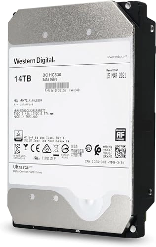 (Renewed) Ultrastar DC HC530 3.5" SATA 6Gb/s (WUH721414ALE604) - 14TB