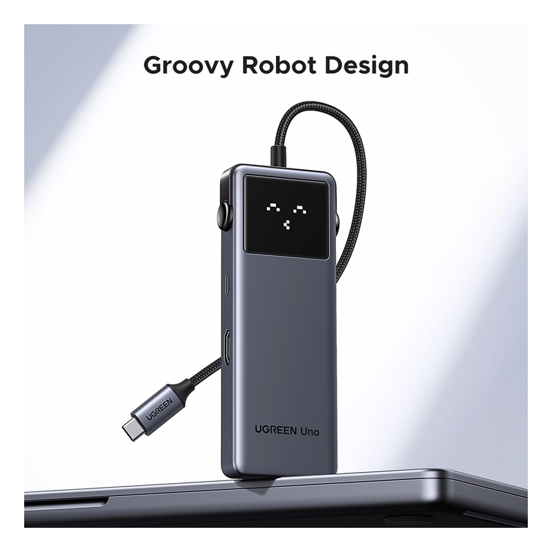 UNO 6-In-1 USB-C HUB - 2xUSB-A3.2 2xUSB-C3.2 100W PD