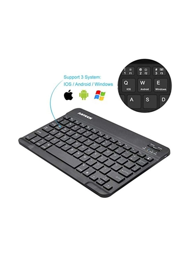 Portable Backlit Keyboard - Bluetooth
