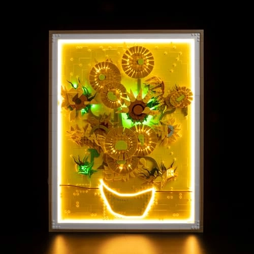 LED Light kit Compatible with Lego 31215 Vincent Van Gogh Sunflowers - Vincent Van Gogh Sunflowers Lego