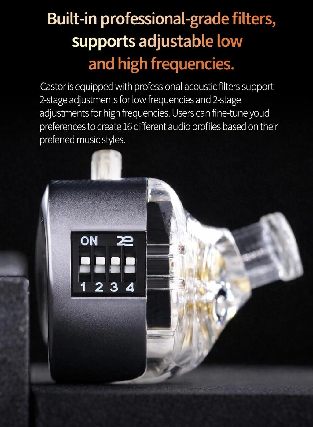 Castor 2DD - Wired Earphone