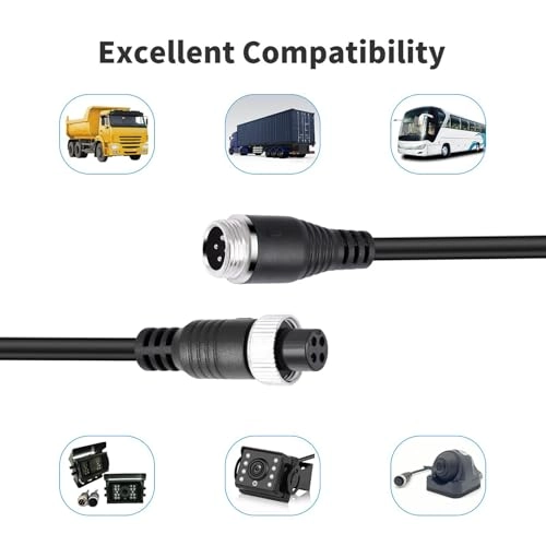 4Pin Backup Camera Extension Cable