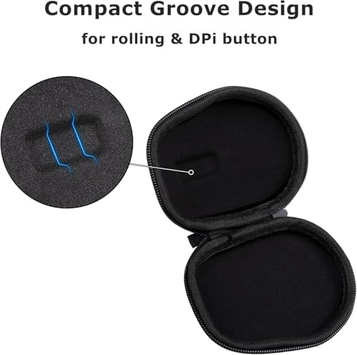 Universal Mouse Case - Hard Shell Right Hand Design Black