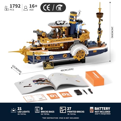 Steampunk Steamship (11016-EU)