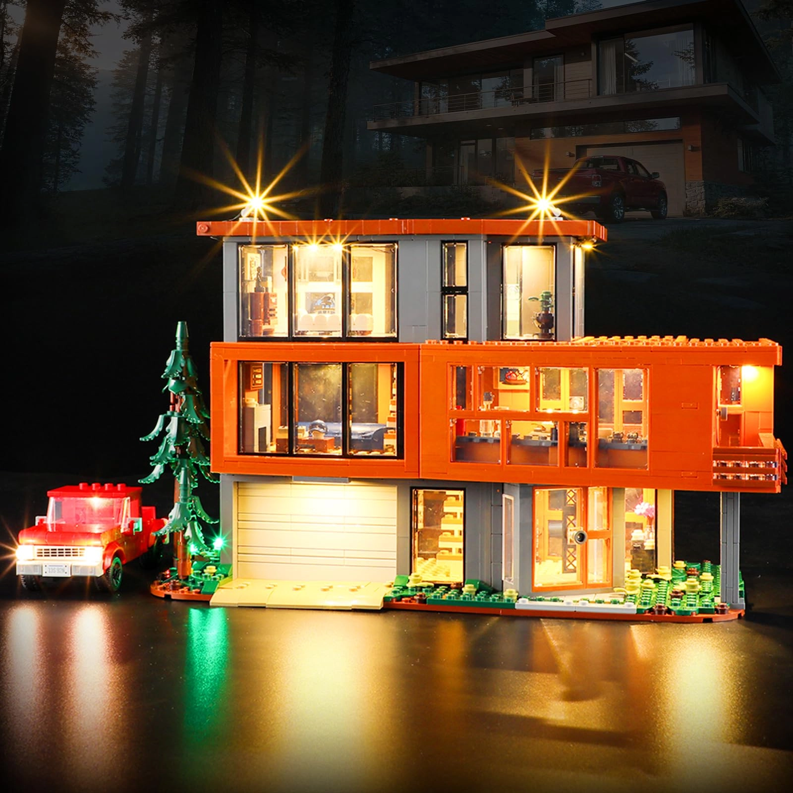 BOOZUU Cullen House - Plastic Twilight 1 for LEGO Twilight Cullen House 21354