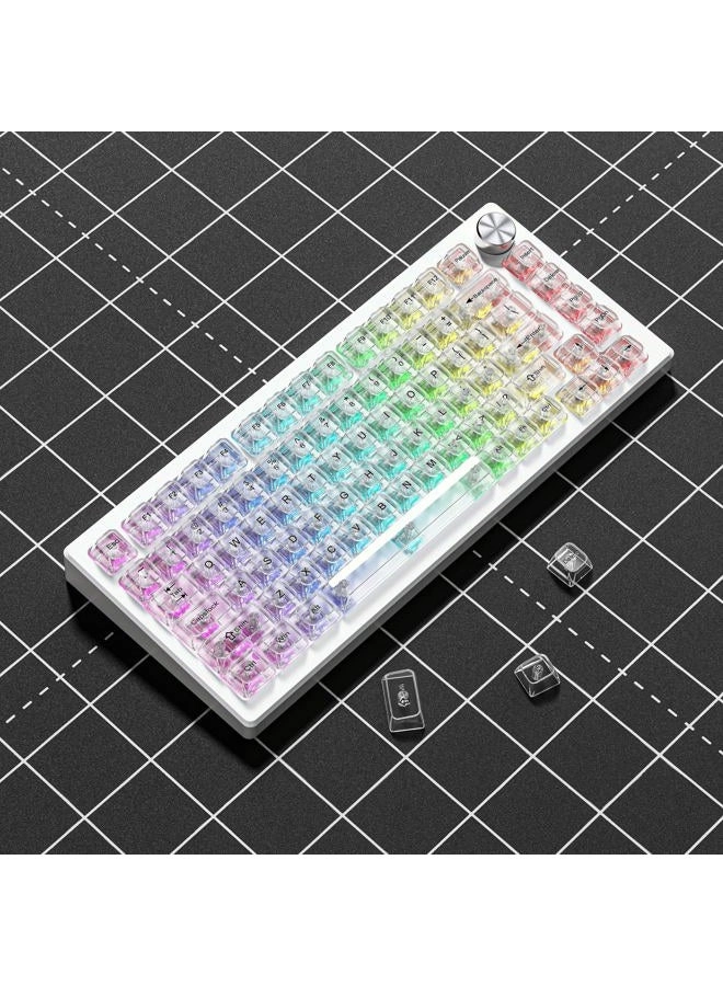 Coffee Clear keycaps - 115key