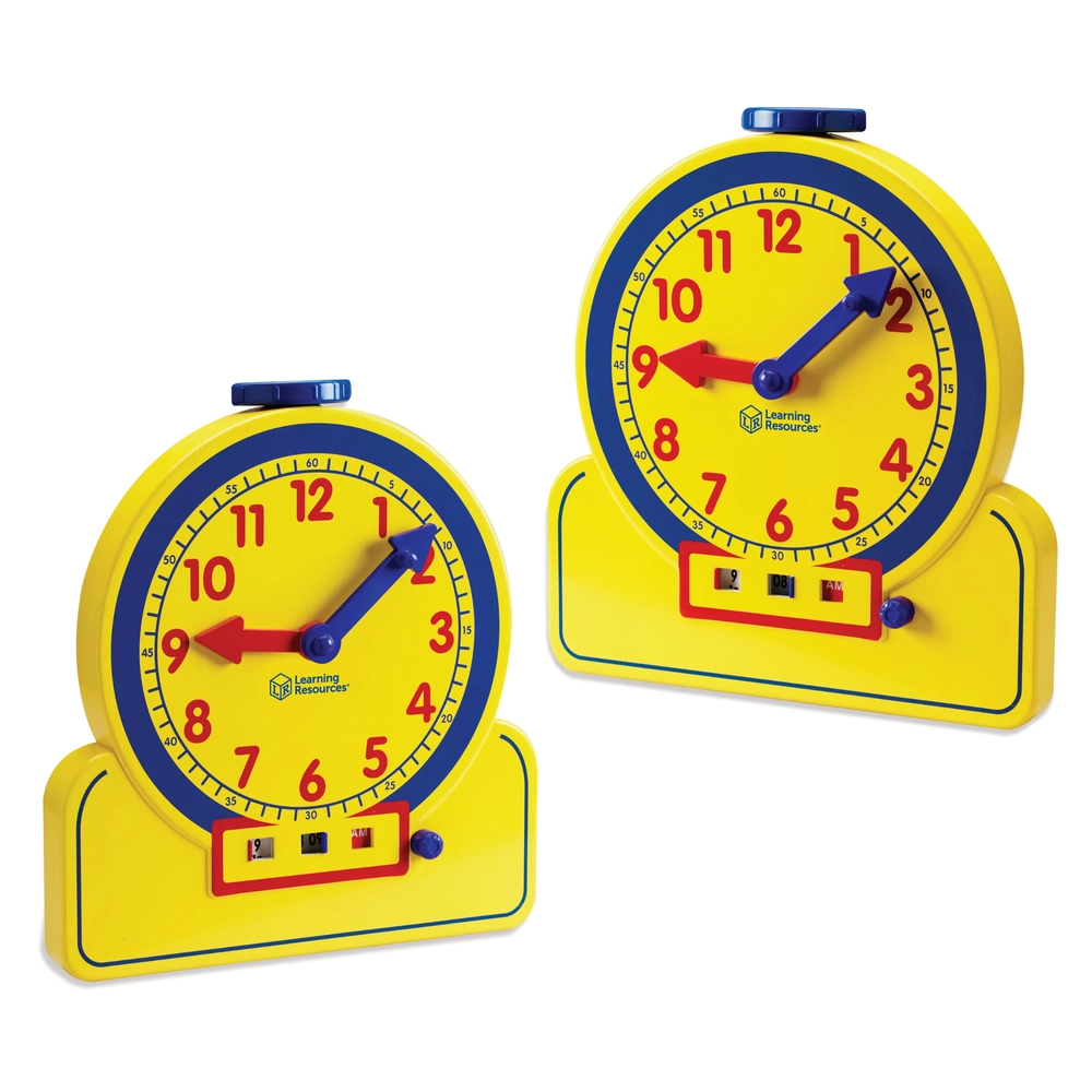 Prim'time Teacher Front Class Clock - Suitable for 6 years and above