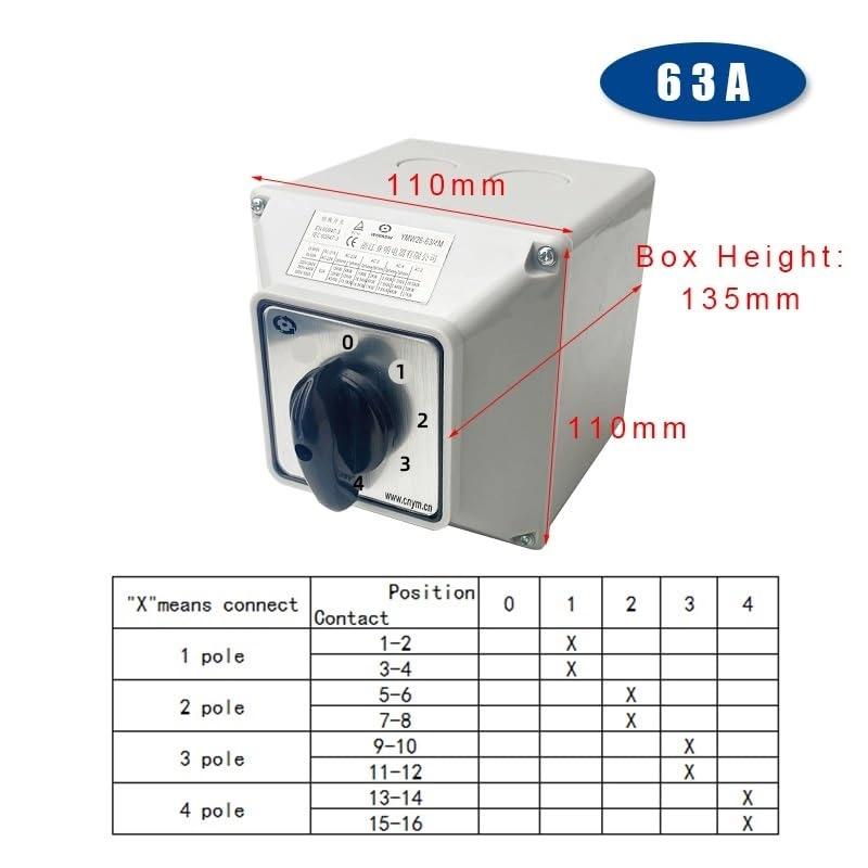 LW26-63 - 690V 63A 4 Pole