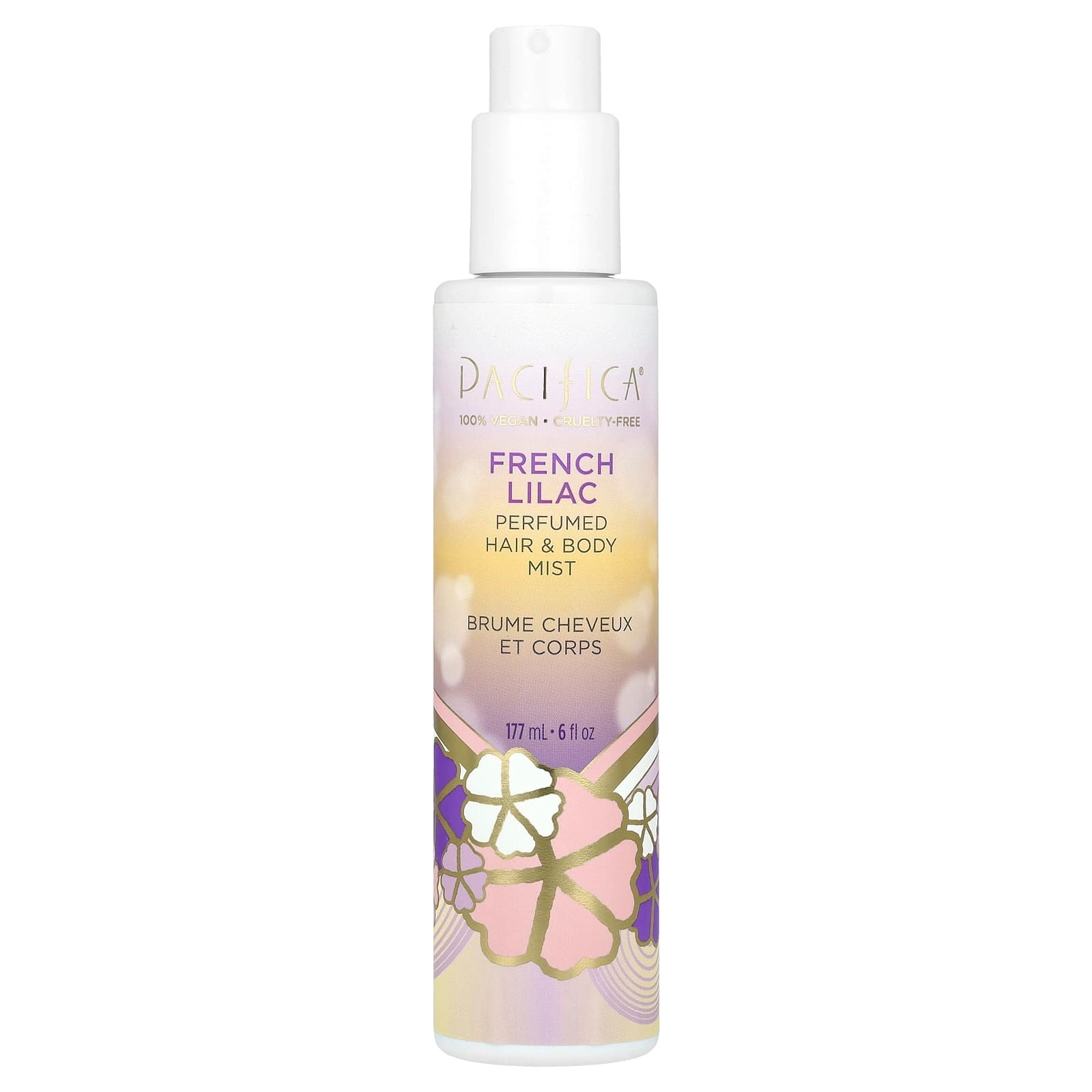 Perfumed Hair & Body Mist - 177 Milliliters French Lilac