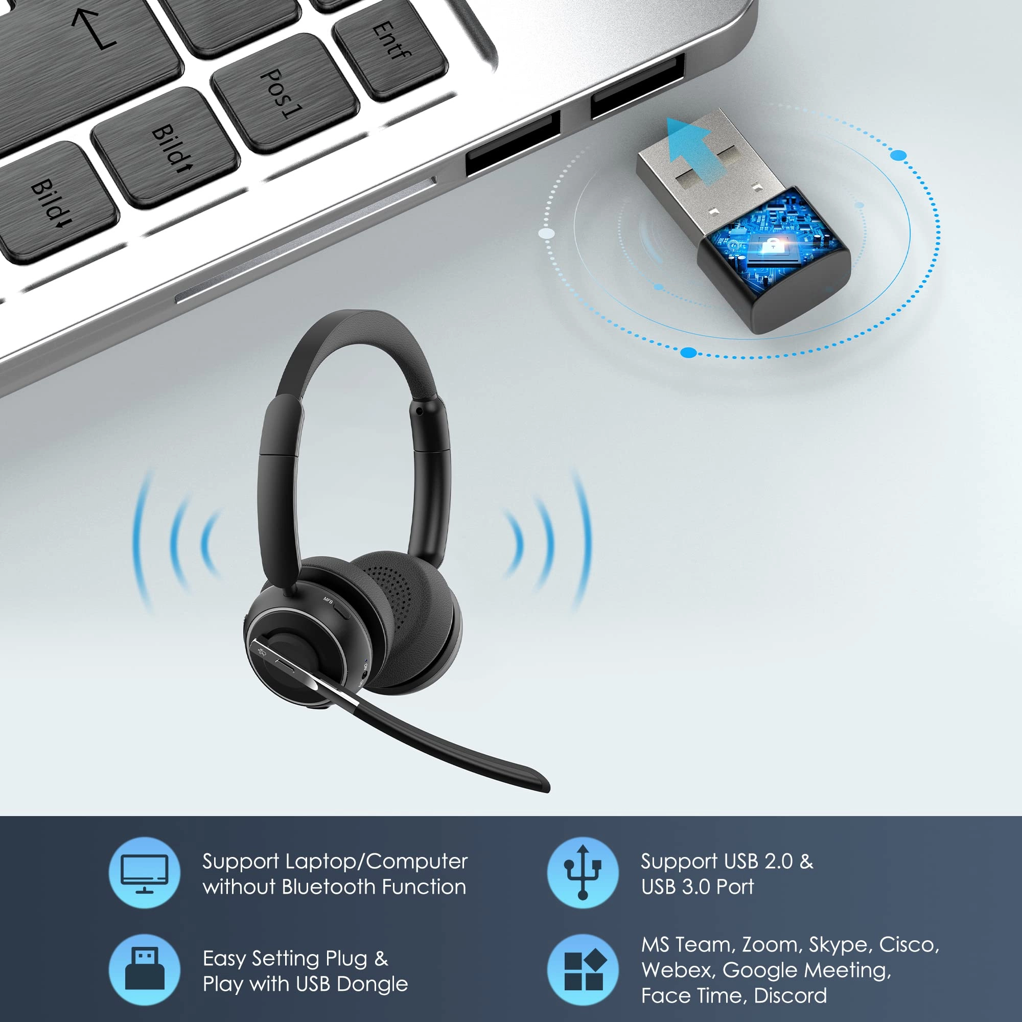 KH120M - Wireless Headset