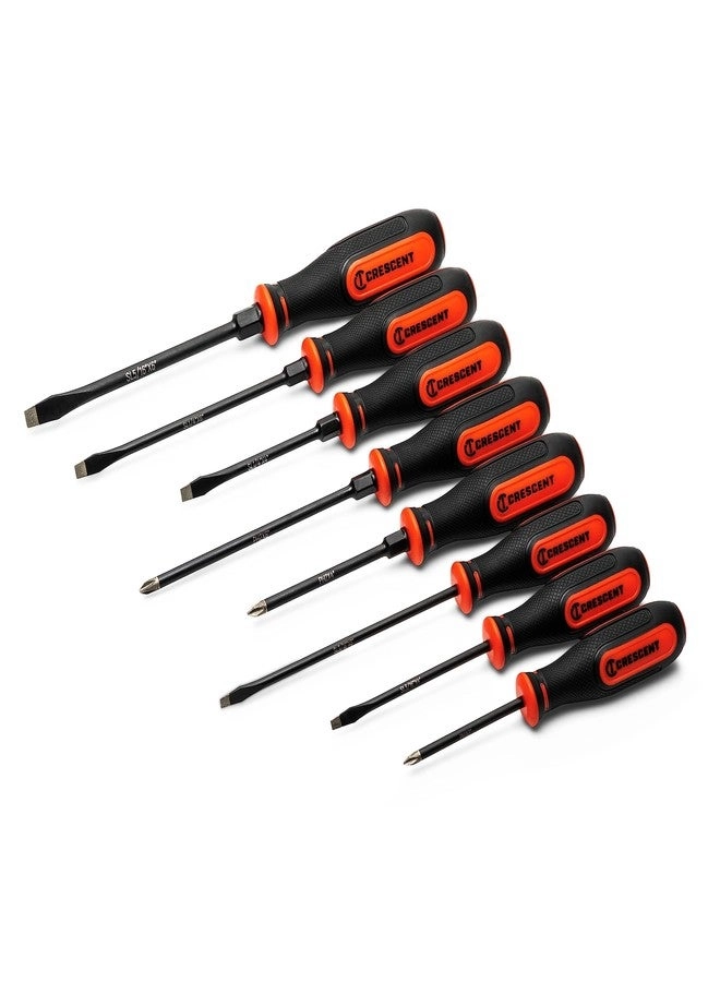 Crescent CDT8PCSET Slotted and Phillips Screwdriver Set (8 Pcs)