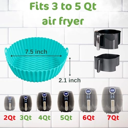 Silicone Air Fryer Liners - 2-Pack