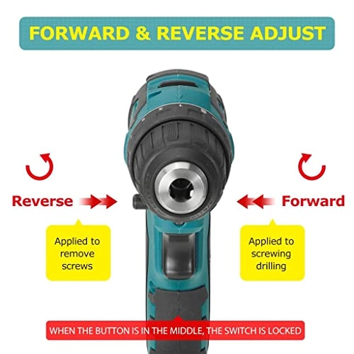 Brushless Electric Drill - 23-48Nm 1800RPM 21+1