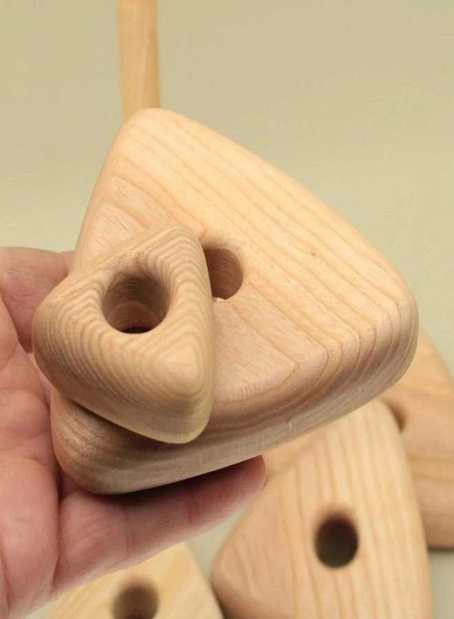 Natural Wooden Stacking Ring Montessori-Inspired