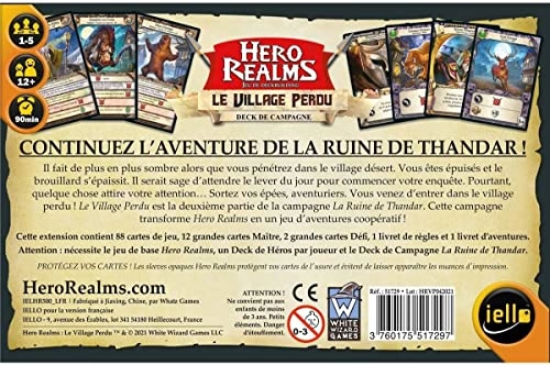 Hero Realms: The Ruin Of Thandar - Campaign Deck + Hero Realms: The Lost Village - Campaign Deck + Bottle Opener (French)