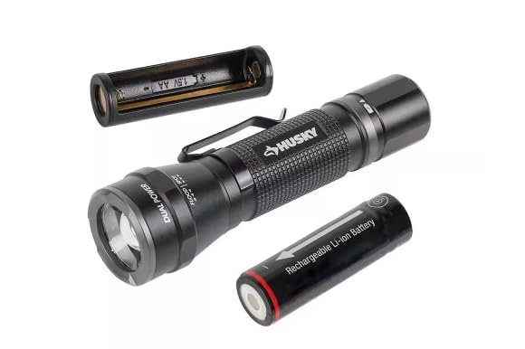 Husky 91309 Flashlight Rechargeable (1000lm)
