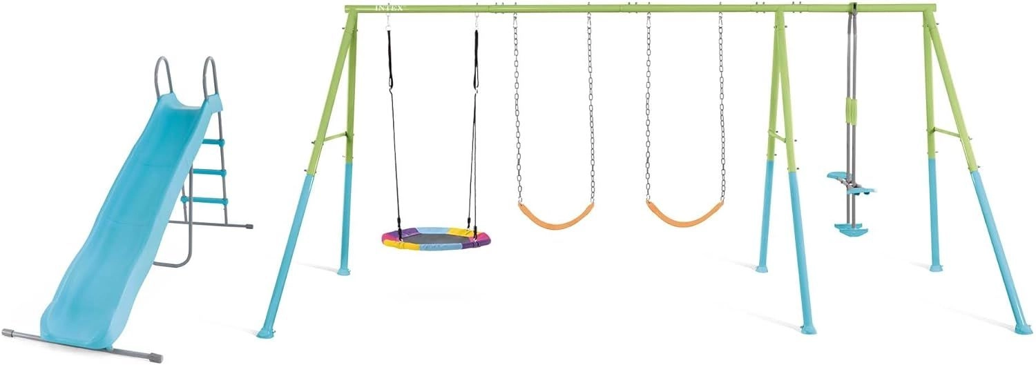 Saucer & Swing Dulex 5 - 8 inch (1.07m) slide 220 lb capacity