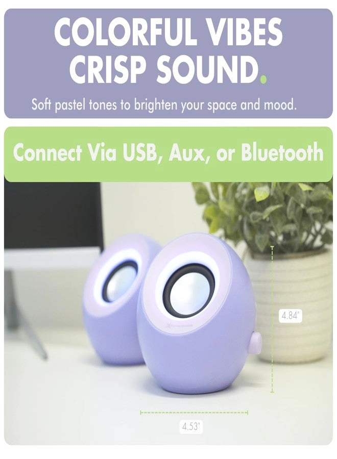 Computer Speakers - Bluetooth USB Dual 2.25" Drivers