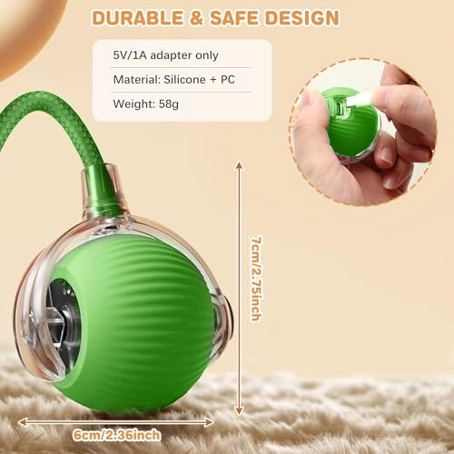 cat toy ball - 360° Smart Rolling Automatic