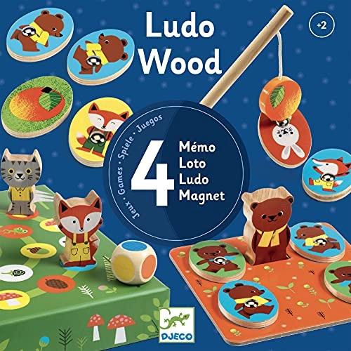 Ludo Wood - 4 in 1 Magnetic