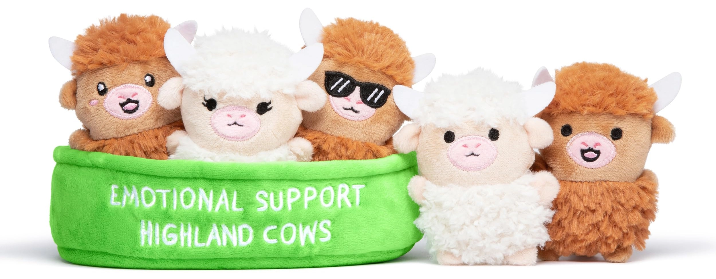 What Do You Meme? Emotional Support Pals - Highland Cows - 20 cm