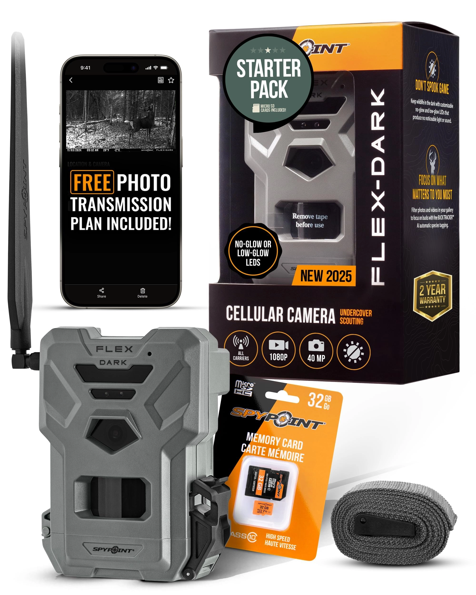 Spypoint FLEX-DARK - LTE 40MP